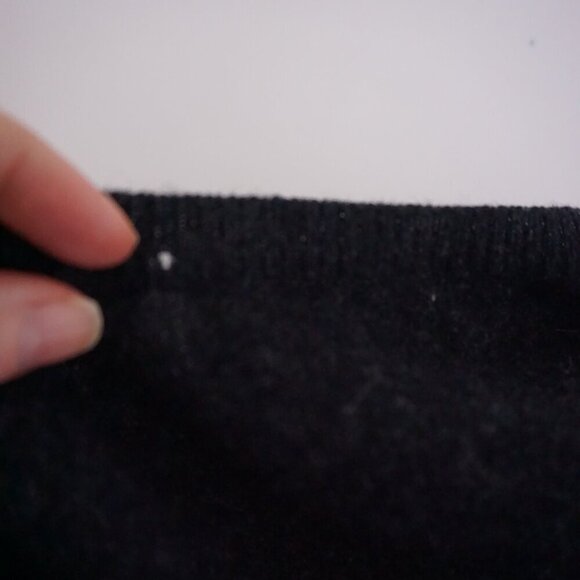 Vintage '90S Brooks Brothers Navy Argyle 100% Lambswool V-Neck Knit Sweater L - Picture 10 of 10